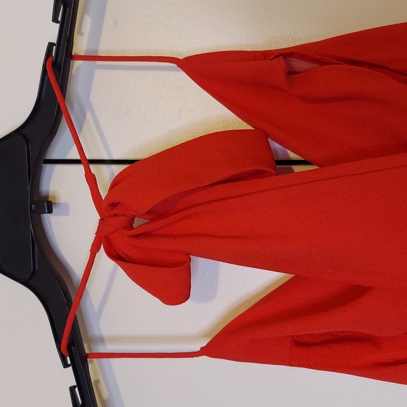 Cushnie for Target Red Halter Tie Neck Slip Dress Size 12 NWT - Picture 9 of 16